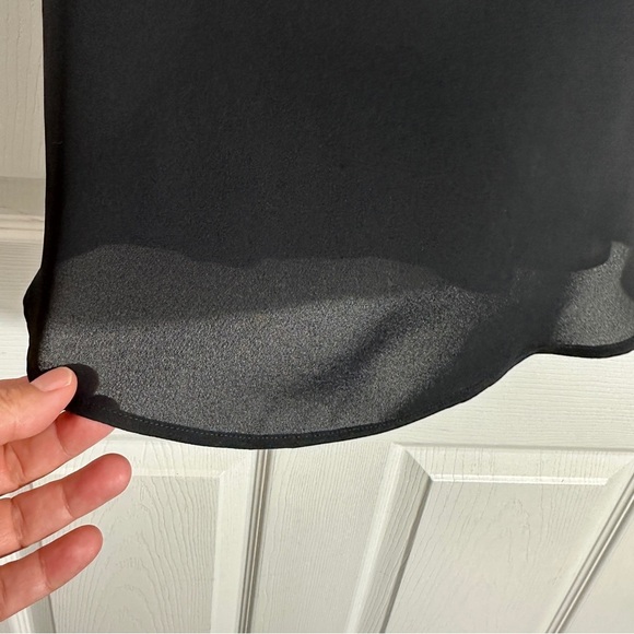 Loft Outlet size SP black cami, racerback, chiffon with full lining, layer - Picture 3 of 9